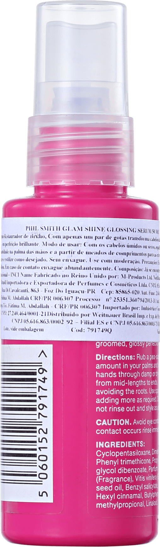 Phil Smith Glam Shine Glossing - Sérum de Brilho 50ml