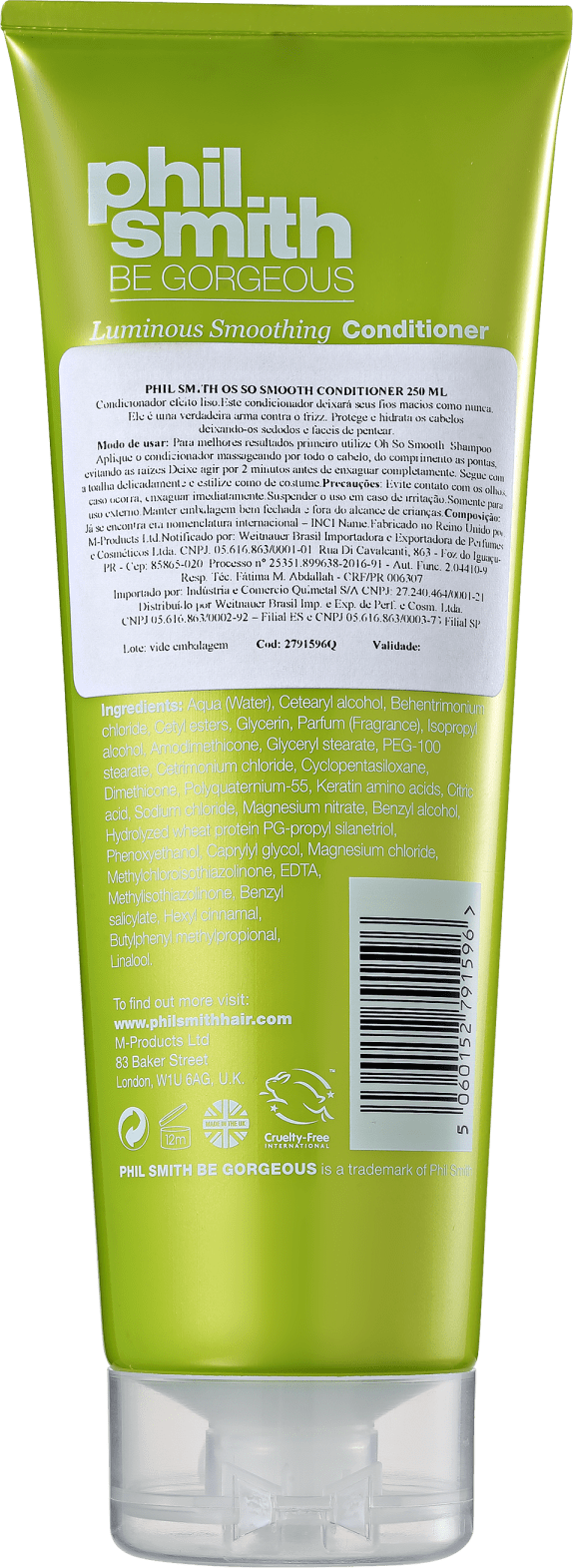 Phil Smith Oh So Straight Luminous Smoothing Conditioner - Condicionador 250ml