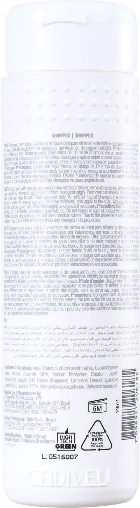 Cadiveu Professional Detox - Shampoo 250ml