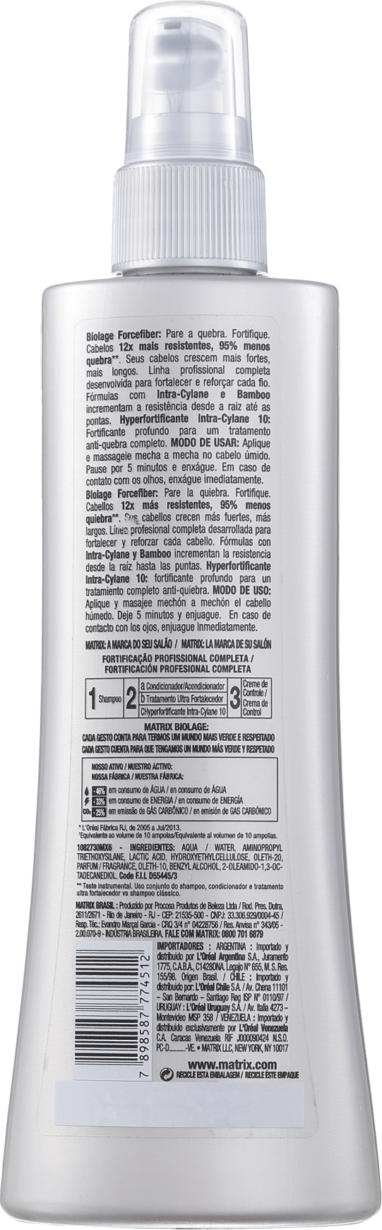 Matrix Biolage Forcefiber Hyperfortificante - Tratamento Concentrado 150ml