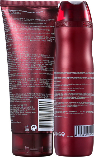 Wella Professionals Color Recharge Cool Blonde Duo Kit (2 Produtos)