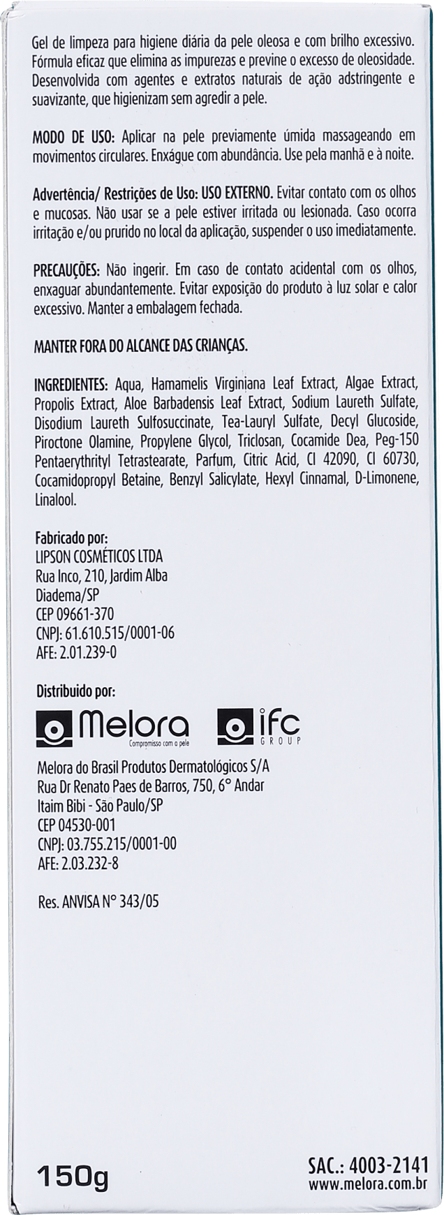 Melora Duo Retix Cleanser - Gel de Limpeza Facial 150ml