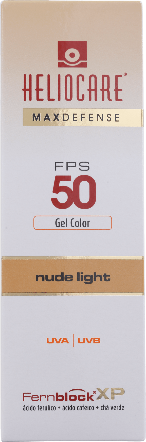 Melora Heliocare Max Defense Gel Color Nude Light FPS 50 - Protetor Solar com Cor 50g