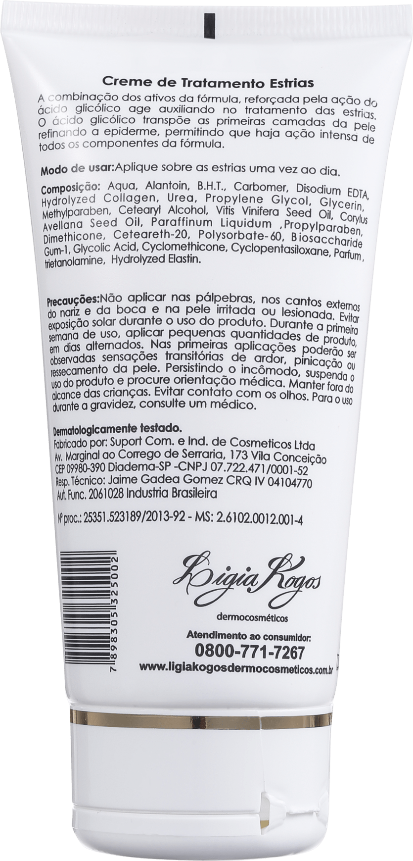 Ligia Kogos - Creme para Estrias Hidratante 150g