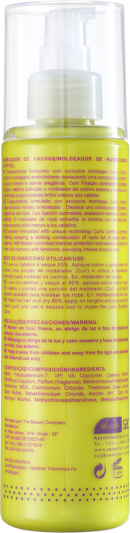 Sweet Hair Kiss Me Curls - Modelador de Cachos 150g