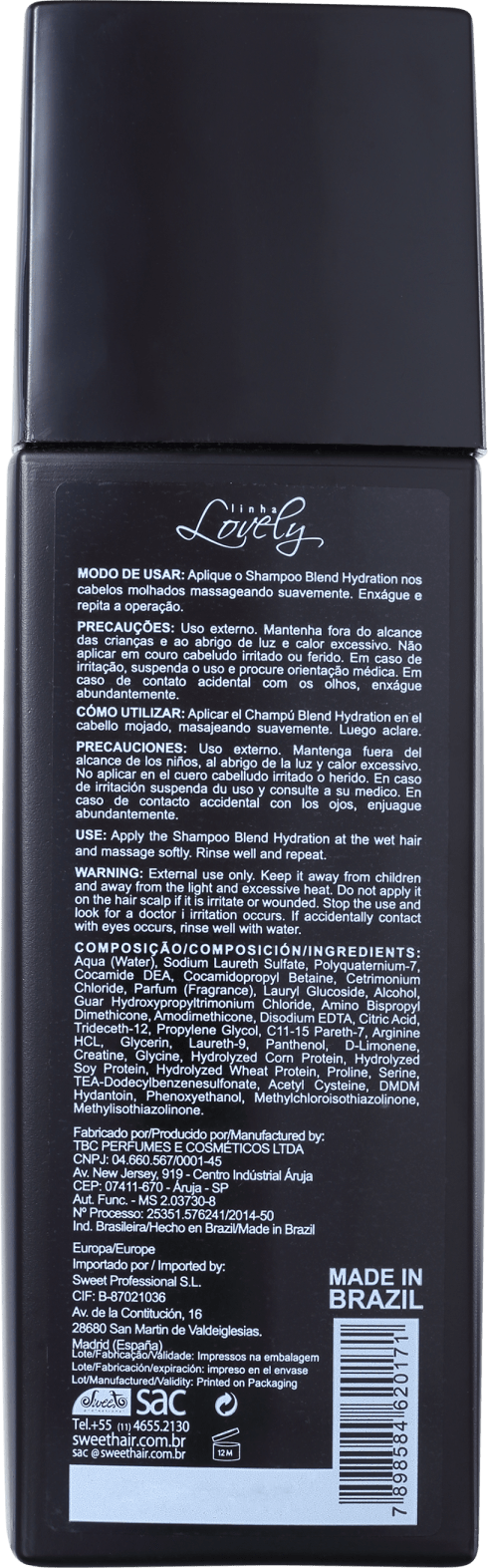 Sweet Hair Lovely Blend Hydration - Shampoo 230ml