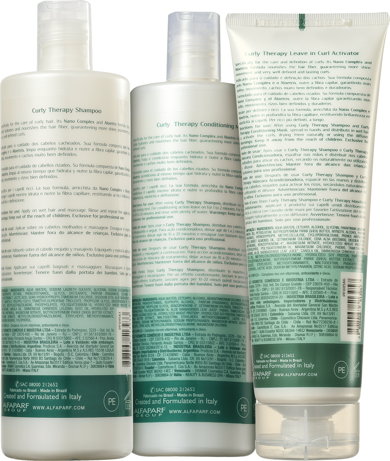 Yellow Curly Therapy Activator Kit (3 Produtos)