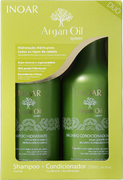 Inoar Argan Oil Hair Kit (2 Produtos)