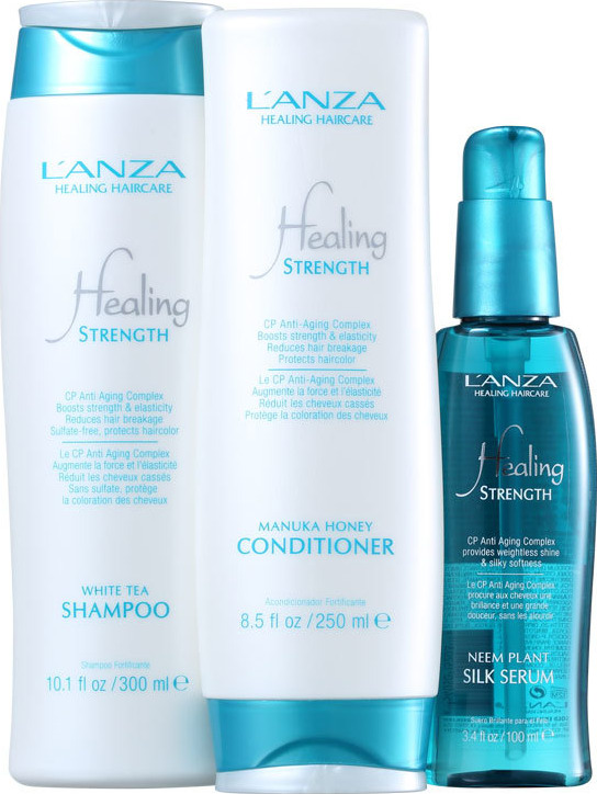 L'Anza Healing Strength Anti-Aging Kit (3 Produtos)