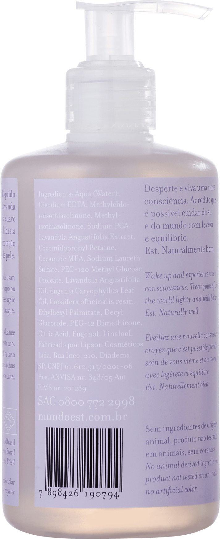 EST Lavanda - Sabonete Líquido 310ml