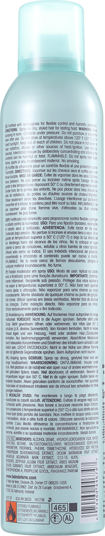 Bain de Terre Stay N' Shape Flexible Shaping - Spray Finalizador 300ml
