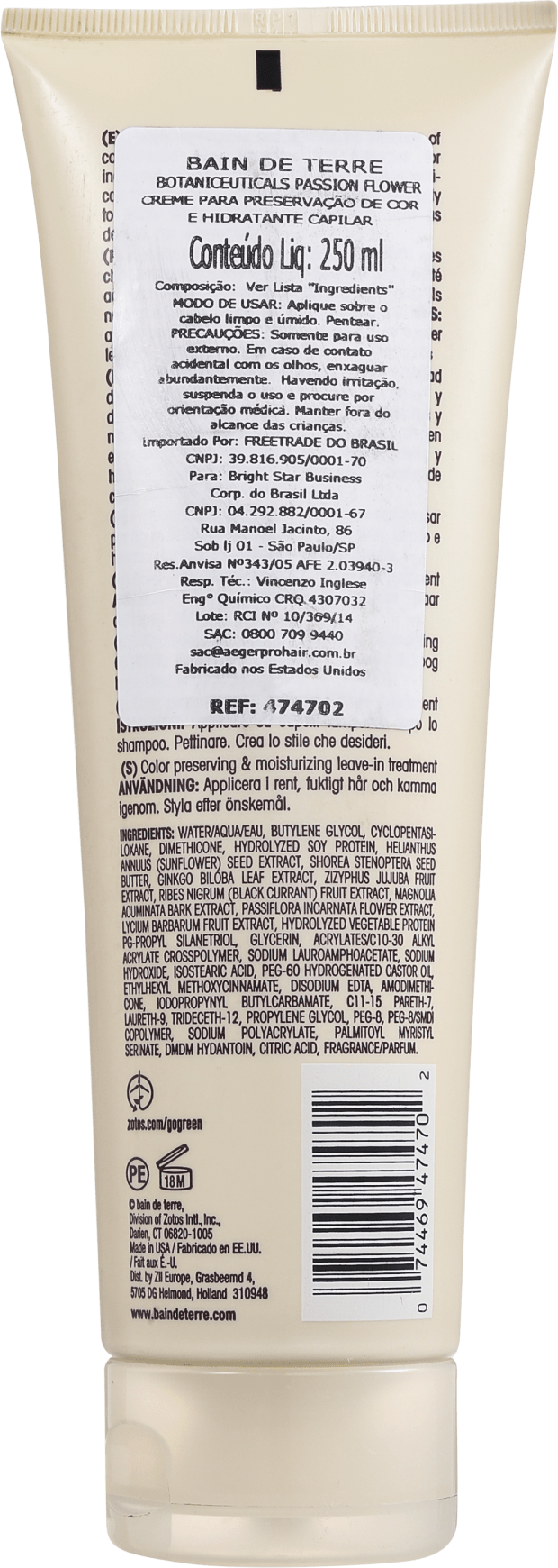 Bain de Terre Passion Flower - Leave-In 250ml