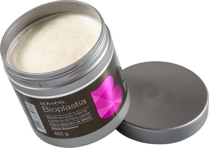 Lowell Bioplastia Creme Repositor de Massa Danos Extremos - Máscara Condicionante 450g