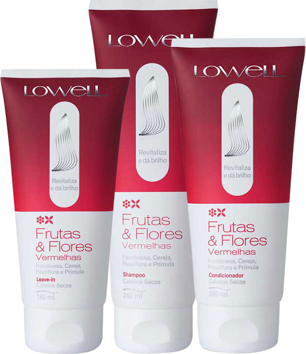 Lowell Frutas & Flores Vermelhas Trio Kit (3 Produtos)