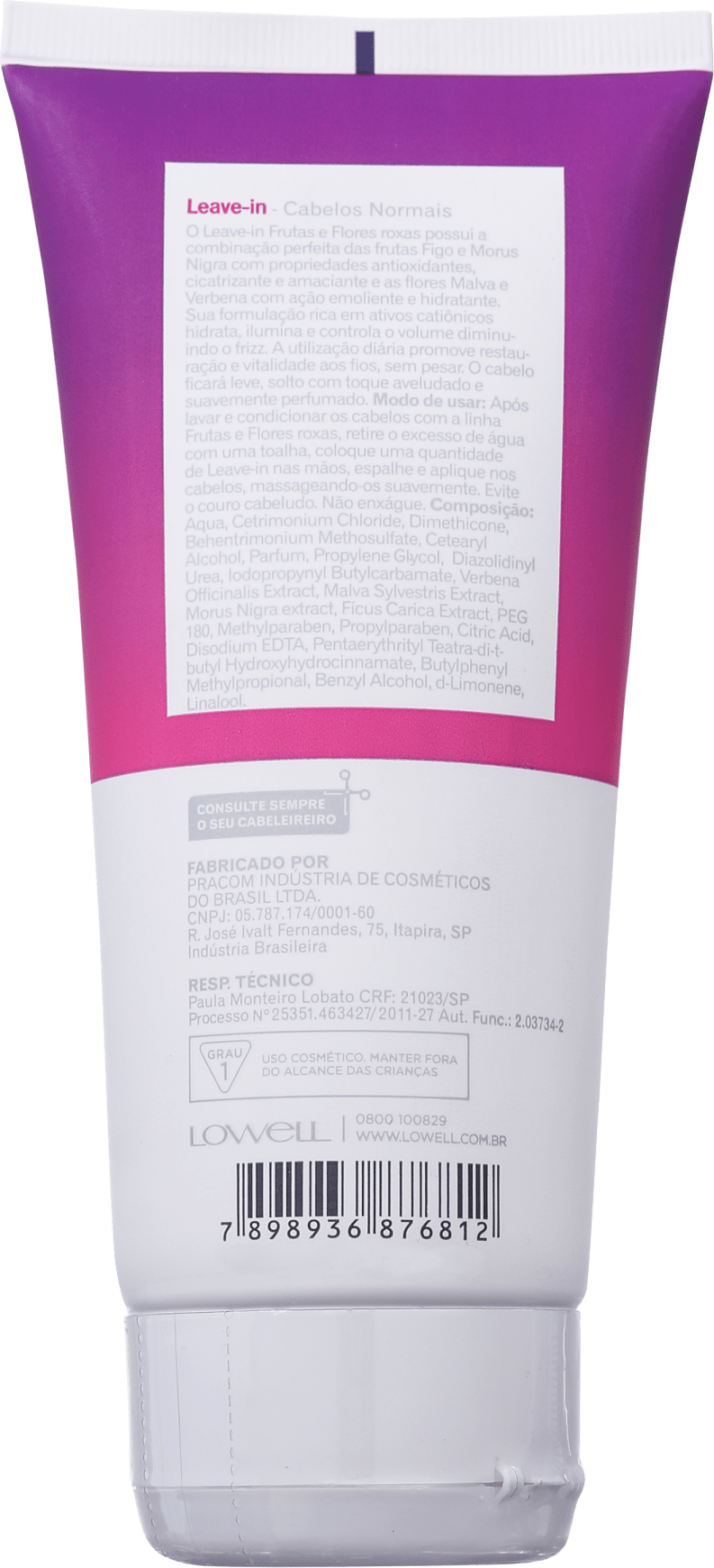 Lowell Frutas & Flores Roxas - Leave-In 180ml