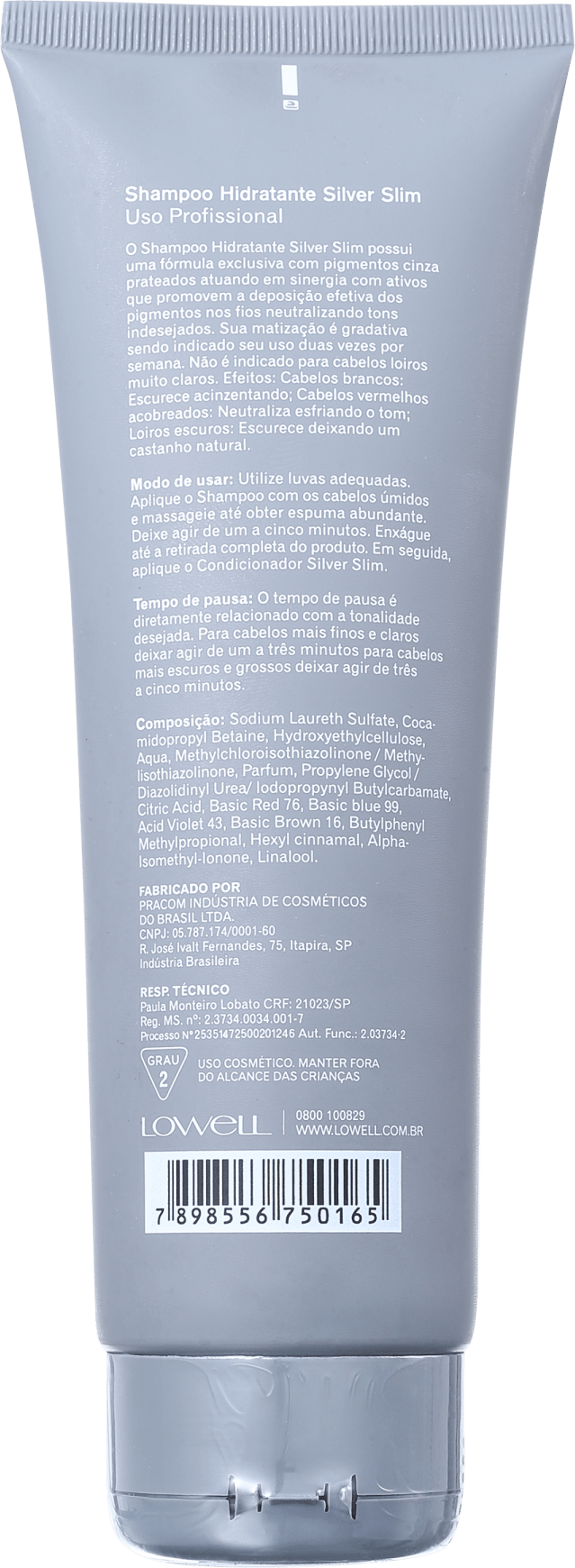 Lowell Siver Slim - Shampoo Hidratante 240ml