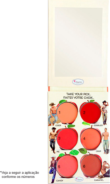 the Balm How'Bout Them Apples - Paleta de Batons 20g