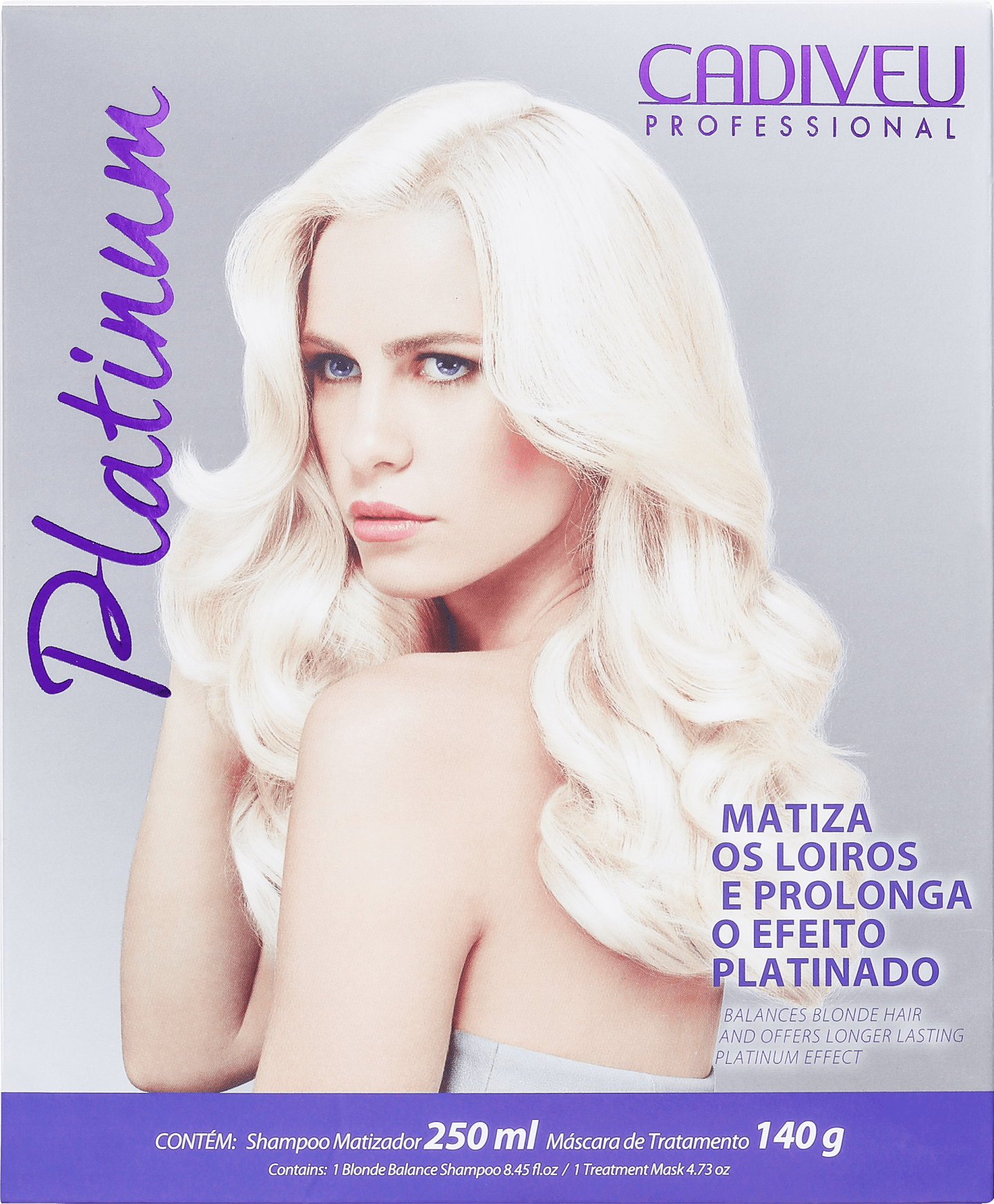 Cadiveu Professional Platinum Blonde Kit (2 Produtos)