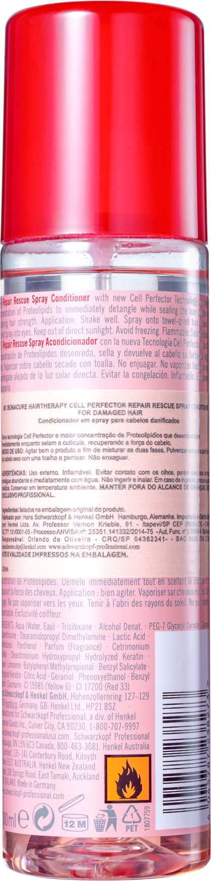 Schwarzkopf Professional BC Bonacure Repair Rescue Spray Conditioner - Leave-In 200ml