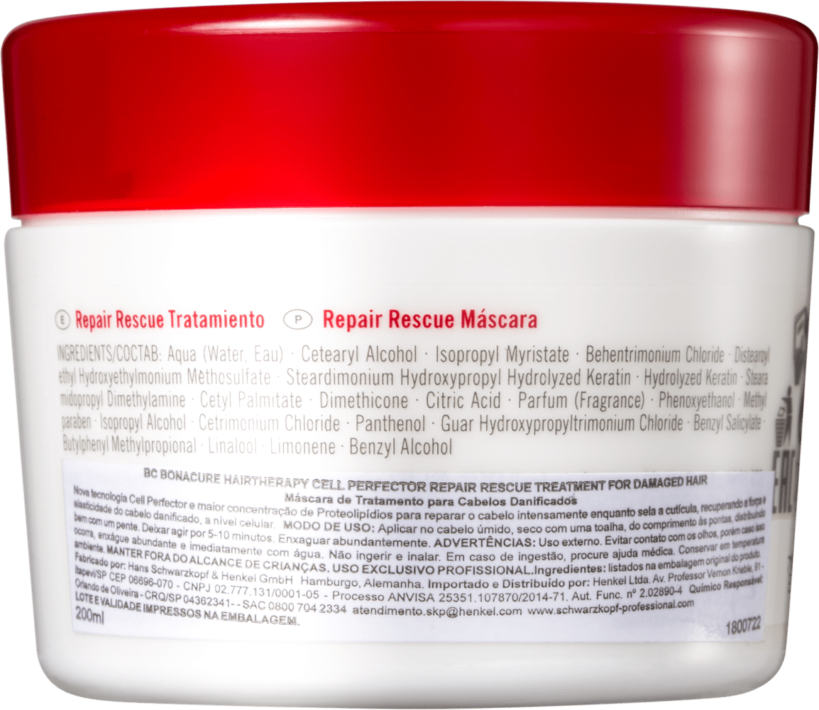 Schwarzkopf Professional BC Bonacure Repair Rescue Treatment - Máscara 200ml