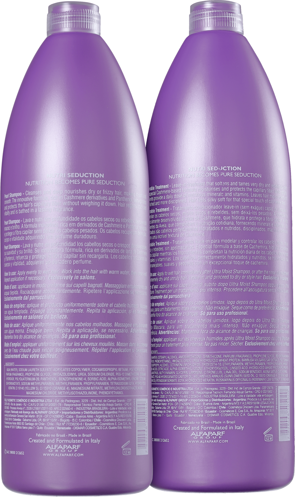 Alfaparf Nutri Seduction Moistwear Duo Salon Kit (2 Produtos)