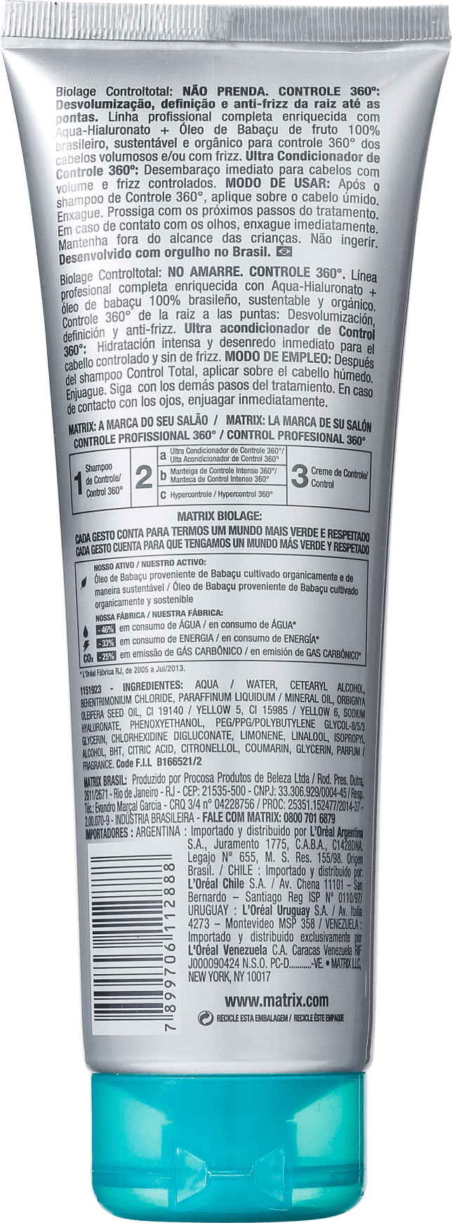 Matrix Biolage Controltotal Ultra Controle 360°- Condicionador 250ml