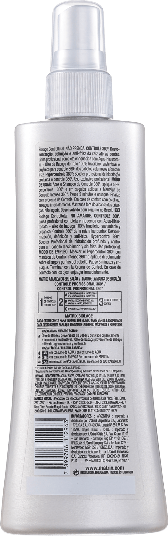Matrix Biolage Controltotal Hypercontrole 360° - Tratamento 150ml