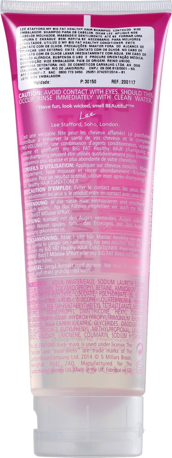 Lee Stafford My Big Fat Healthy Hair - Shampoo 250ml