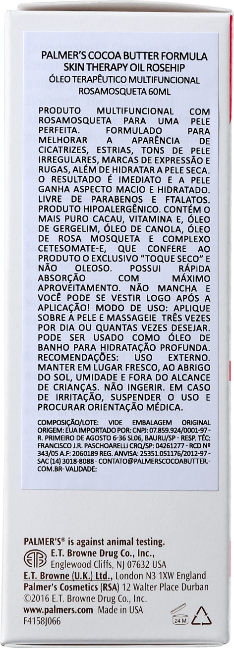 Palmer's Skin Therapy Oil Cocoa Butter Formula Rosamosqueta - Óleo Multifuncional 60ml