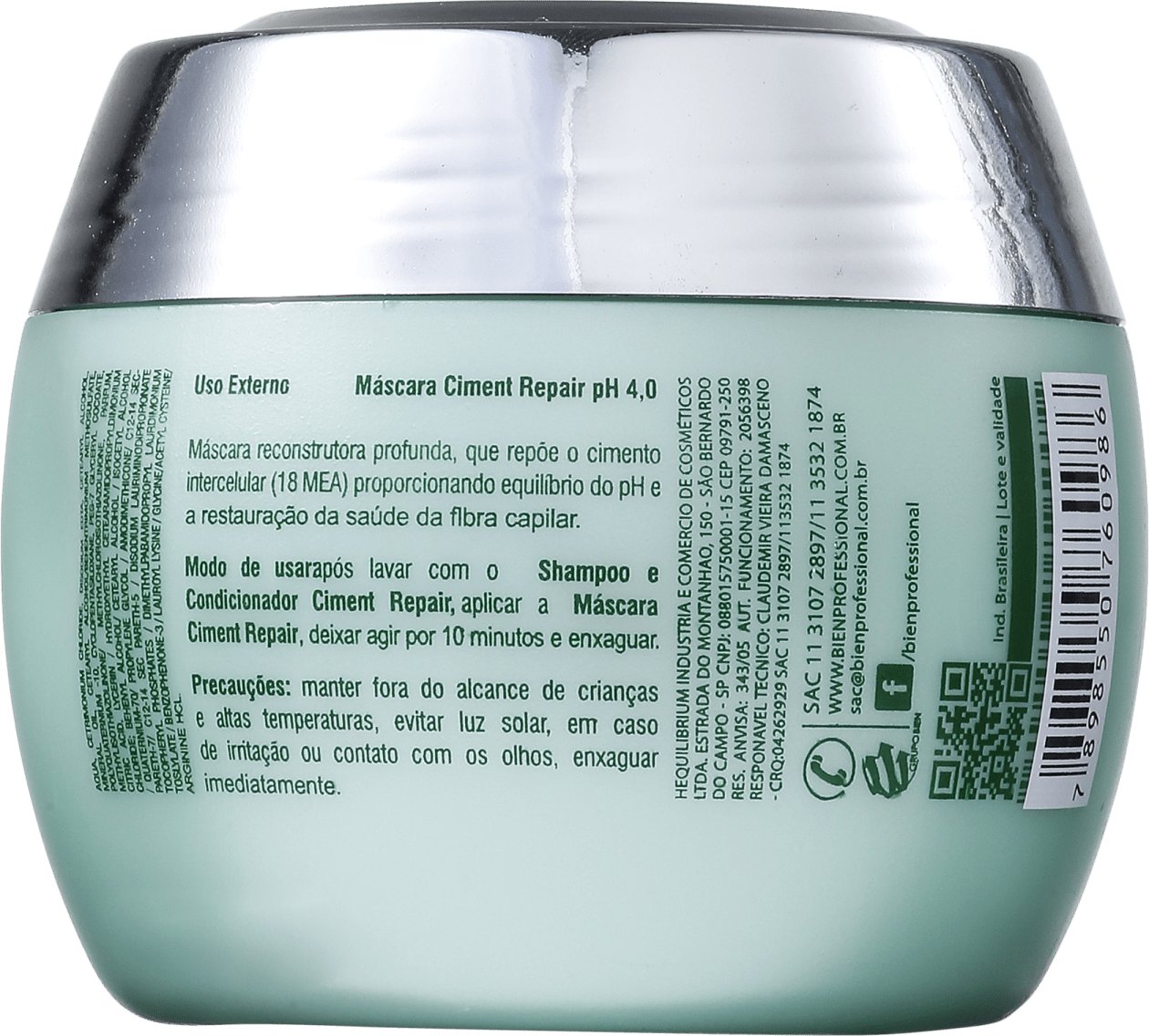 Bien Professional Ciment Repair Salon- Máscara 500g