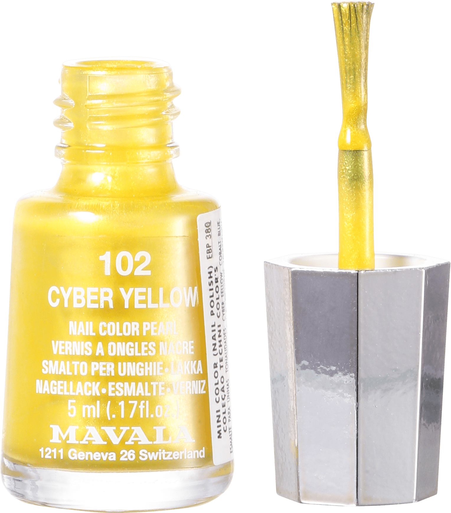 Mavala Techni Colors Cyber Yellow - Esmalte Cremoso 5ml