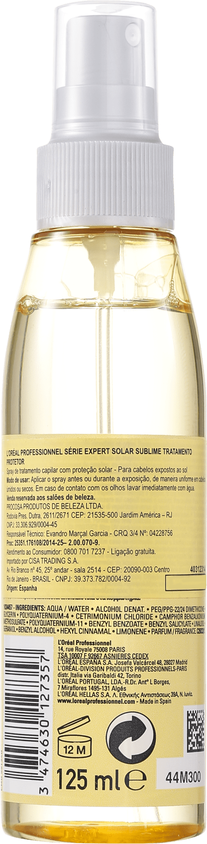 L'Oréal Professionnel Solar Sublime Spray - Leave-In 125ml
