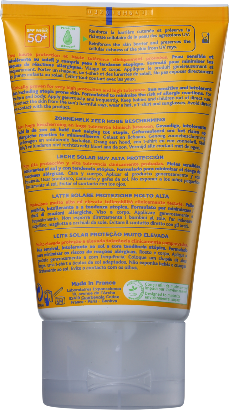 Mustela Solaires Bébé-Enfant FPS 50+ - Protetor Solar Infantil 100ml