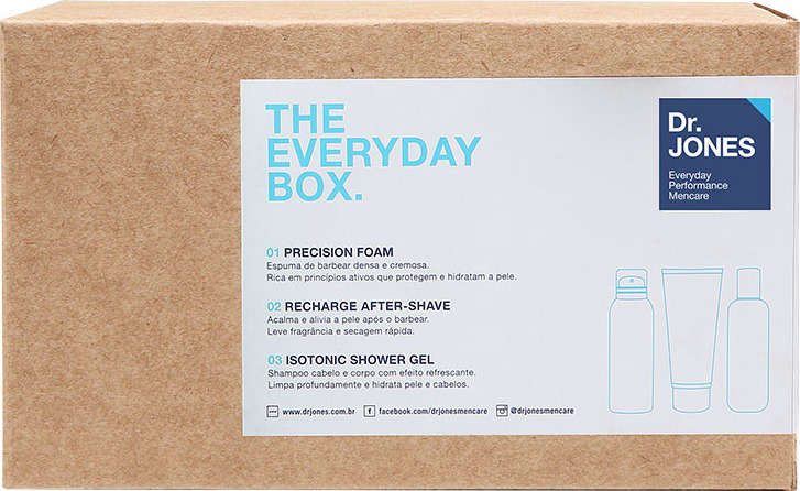 Kit Dr. Jones The Everyday Box (3 produtos + Nécessaire)