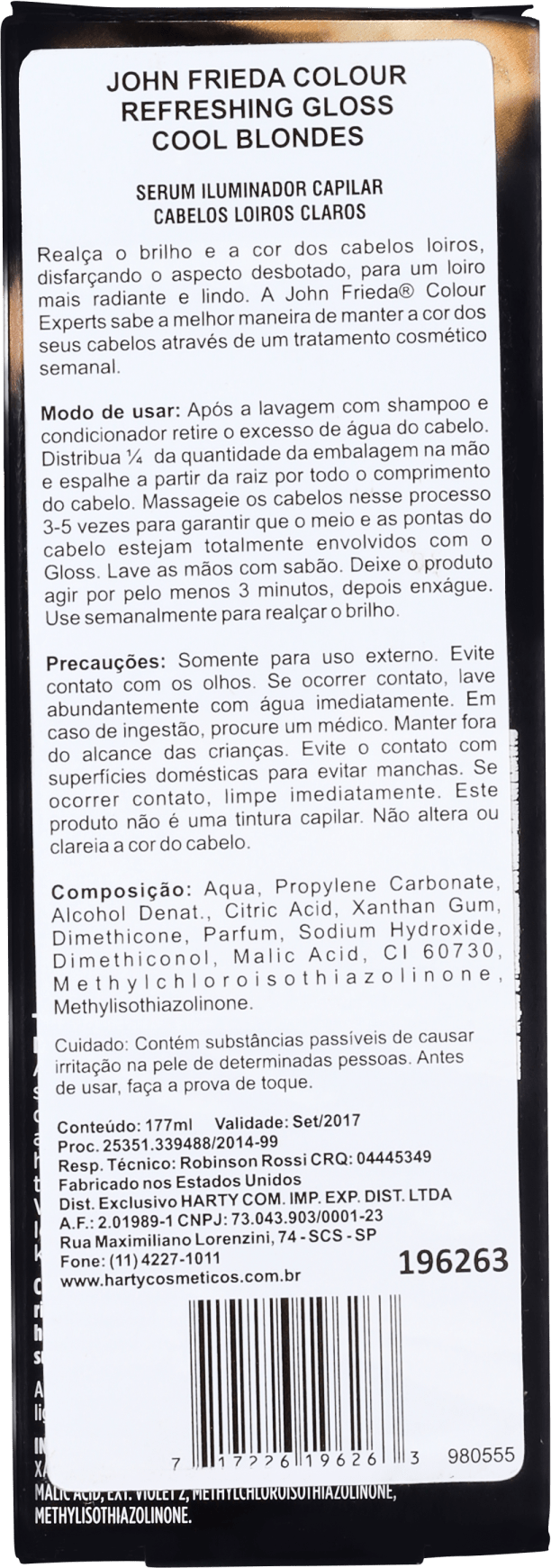 John Frieda Colour Refreshing Gloss For Cool Blonde - Realçador da Cor 177ml