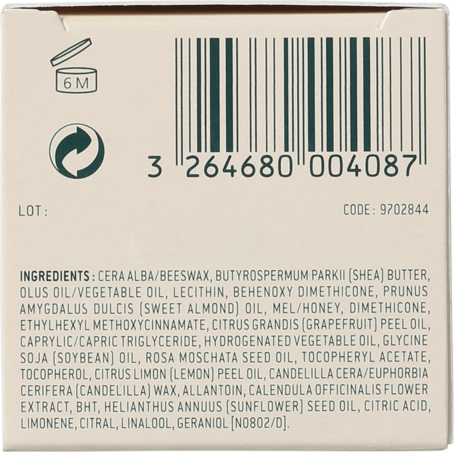 Nuxe Rêve de Miel Baume Lèvres - Hidratante Labial 15g