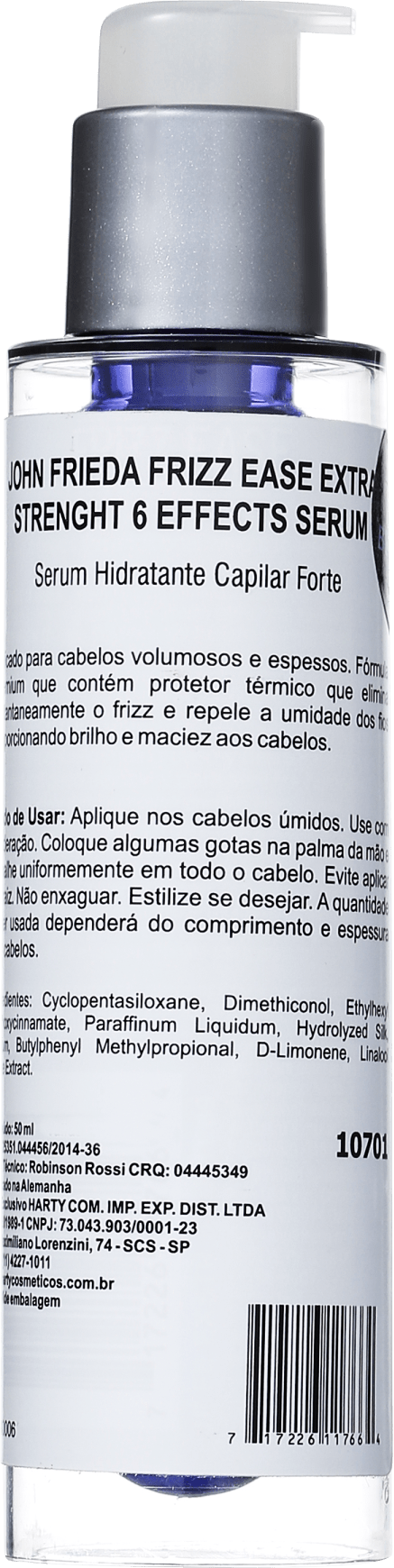 John Frieda Frizz-Ease Hair Serum Extra-Strength Formula for Coarse/ Frizzy Hair - Serum 50ml
