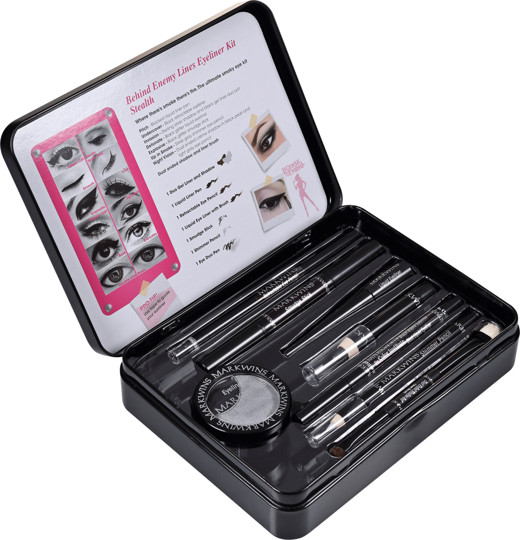 Markwins Behind Enemy Lines Eyeliner - Estojo de Maquiagem