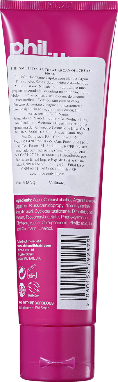 Phil Smith Total Treat Argan Oil Cream - Leave-In 100ml