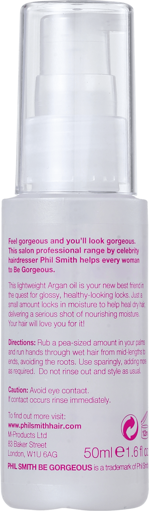 Phil Smith Total Treat Transforming Argan Oil - Óleo Finalizador 50ml