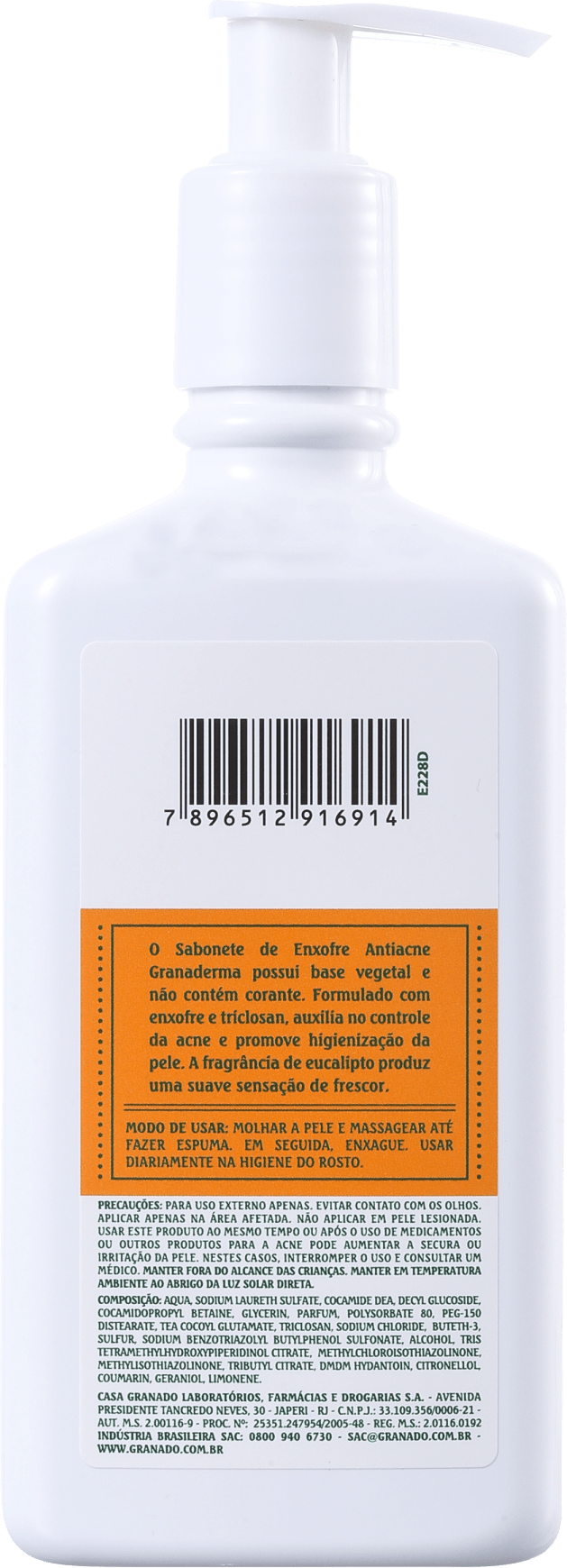 Granado Granaderma Oil-Control Enxofre - Sabonete Líquido para Acne 250ml