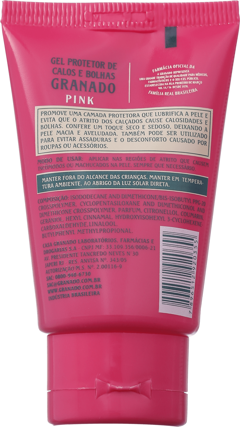 Granado Pink Protetor de Calos e Bolhas - Gel para os Pés 45g