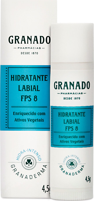 Granado Granaderma Hidra-Intenso FPS 8 - Hidratante Labial 4,5g