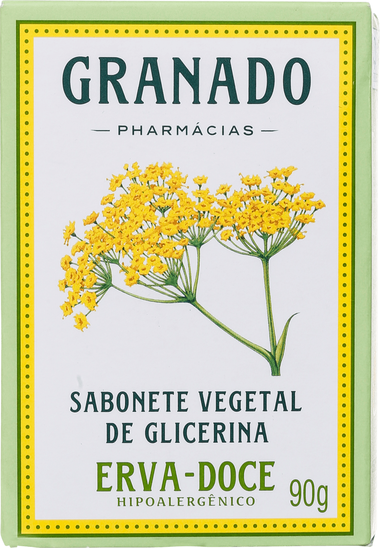 Granado Sabonete Vegetal de Glicerina e Erva-Doce - Sabonete em Barra 90g