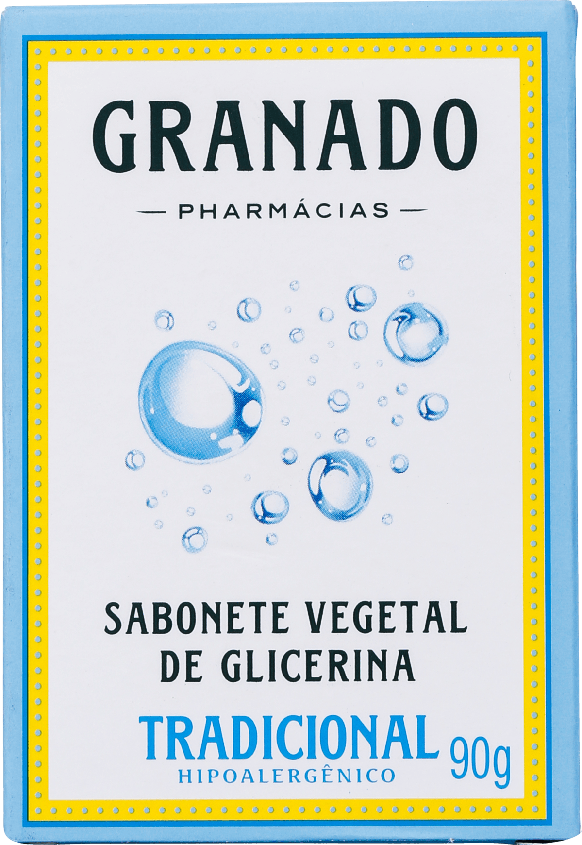 Granado Sabonete Vegetal de Glicerina Tradicional - Sabonete em Barra 90g