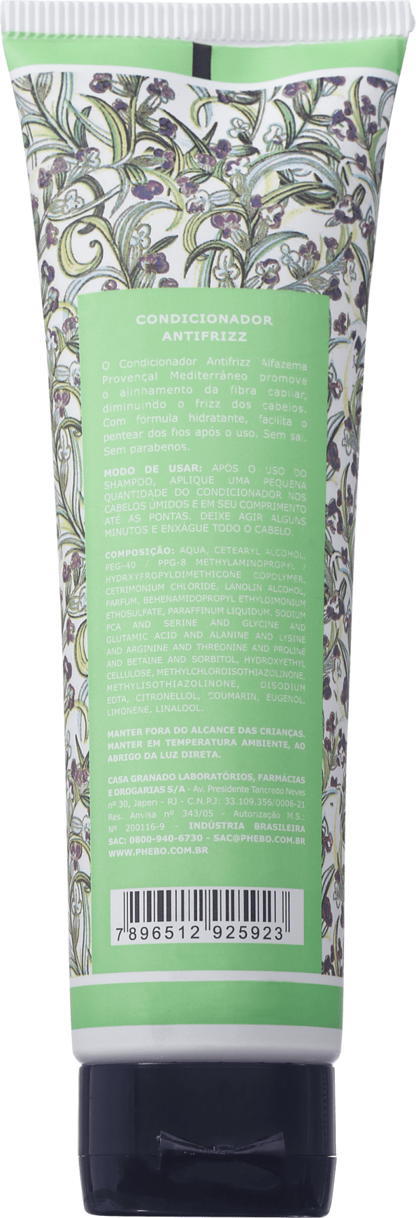 Phebo Mediterrâneo Alfazema Provençal Anti-Frizz - Condicionador 150ml