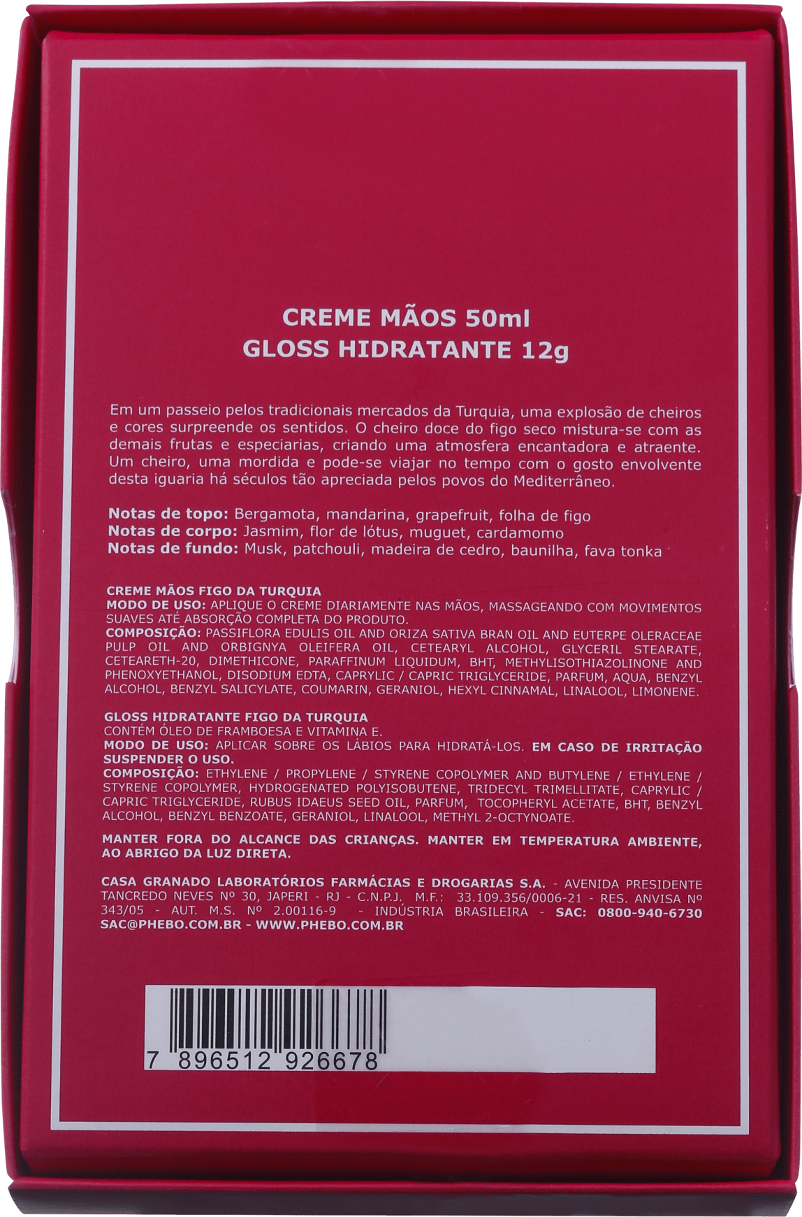 Kit Phebo Mediterrâneo Figo da Turquia (2 produtos)