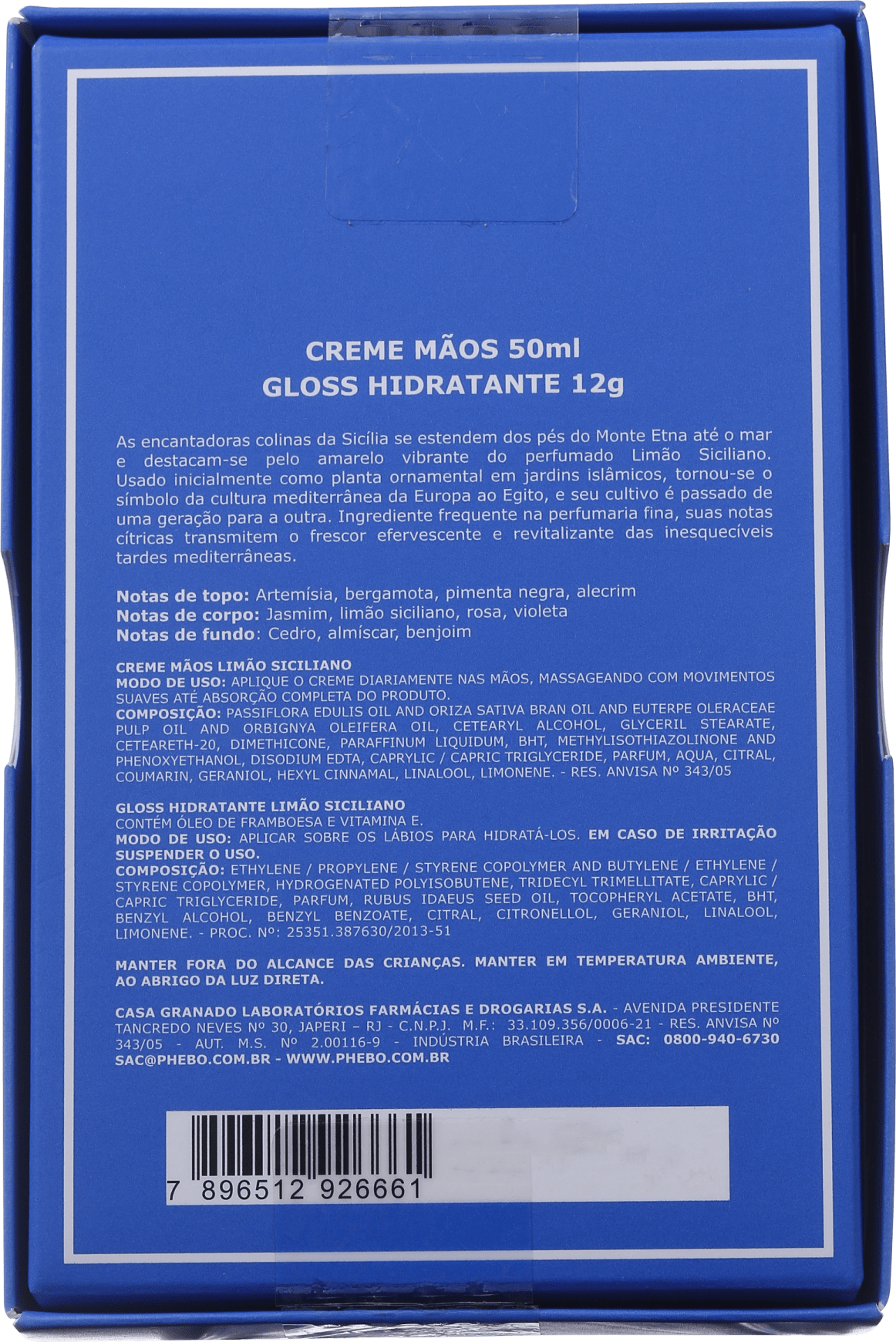 Kit Phebo Mediterrâneo Limão Siciliano (2 produtos)