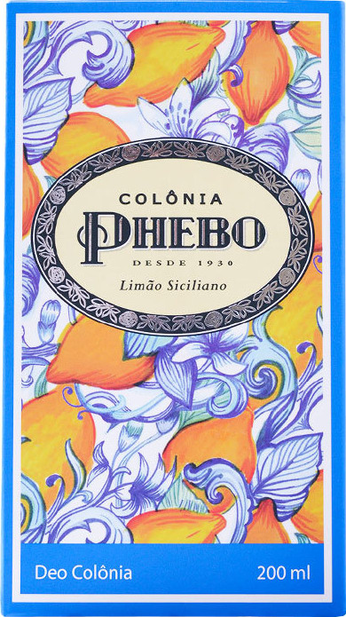 Limão Siciliano Phebo Eau de Cologne - Perfume Unissex 200ml
