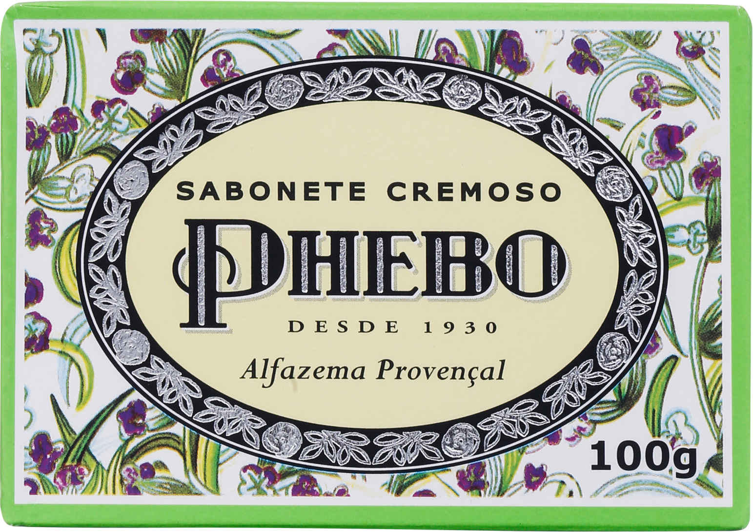 Phebo Mediterrâneo Alfazema Provençal - Sabonete em Barra 100g